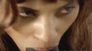 Natural Black Taking 2 Ebony Penis 1 After Another