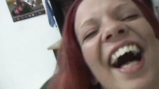 Long Titty Red Haired Teenie does 1st porn with Original Mom