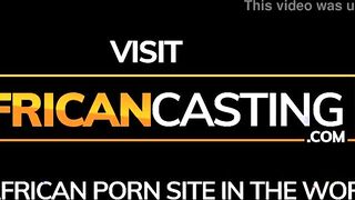 Native Ebony Women Takes Interracial Jizzed For A Role