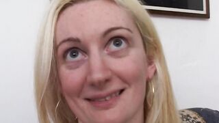 Amateur threeway point of view screwed with blonde