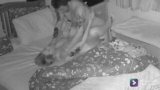 Step cougar sneaks into step son room and wants fucking