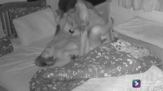 Step cougar sneaks into step son room and wants fucking