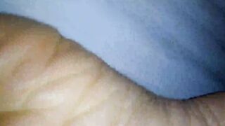 Plowed from behind and cum on her african underwear