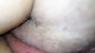 Vagina boned and covered with sperm