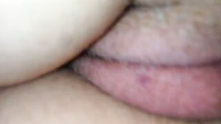 Vagina boned and covered with sperm