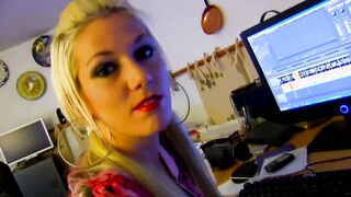 Inked Milky natural tit fucks and oral sex into the