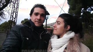 (Risky Outside) Flashing Boobs and Bj on the Street