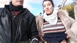 (Risky Outside) Flashing Boobs and Bj on the Street