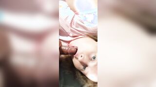 White BBW Enjoying chocolate big black cock protein shake for breakfast