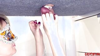 I bound his nuts and had fun