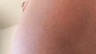 Hungry hoe gets her booty and snatch worked over on the couch