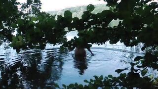 Annadevot - Secretly nude at the lake