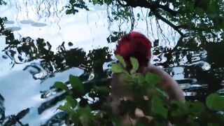 Annadevot - Secretly nude at the lake