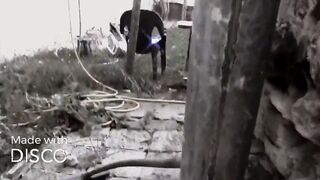 Showing cunt outdoor