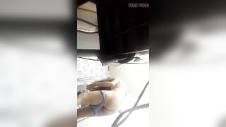 Secret Camera Catches Older 19 Year Old Shower Strip FANTASY!
