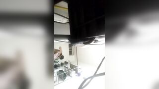 Secret Camera Catches Older 19 Year Old Shower Strip FANTASY!