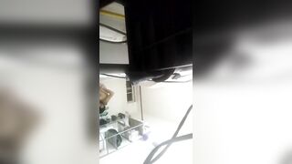 Secret Camera Catches Older 19 Year Old Shower Strip FANTASY!