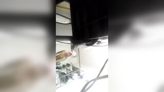 Secret Camera Catches Older 19 Year Old Shower Strip FANTASY!