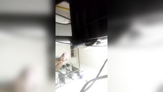 Secret Camera Catches Older 19 Year Old Shower Strip FANTASY!
