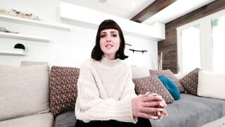 Jane Dove shows her natural boobies as well as her