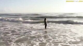 Surfer sluts masturbating on beach