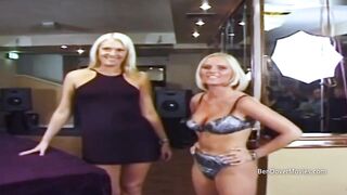 British blondes getting boned inside front of a crowd
