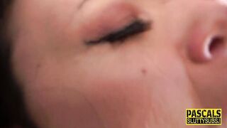 Toyed MILF submissive gets screwed and throats