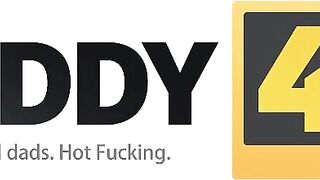 DADDY4K. Stunning dark haired copulates with BFs older daddy into empty bar