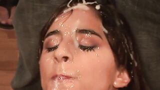 Stepmother face inside babe cum five