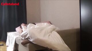 She shivers and trembles with satisfaction because the orgasm is really powerful