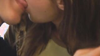 Beauty twat licking blond Beauty withe her dark haired GF