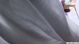 MAMACITAZ - Huge Butt Hispanic Maid Fucks Pervert Landlord