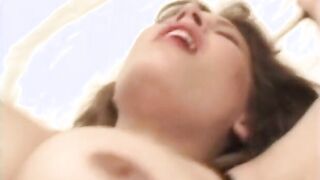Lusty goddess moans as 2 rough pole penetrate her pink juicy