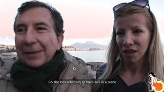 Italian Blonde Cougar gets sodomized by a rough penis