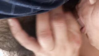 They slips their dicks inside my ex-wife's mouth and she blows them