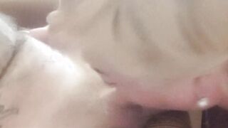 amateur bj cum three