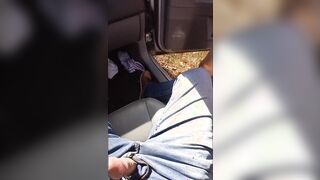 Big Tit Cougar Blows Her Bf Into The Vehicle