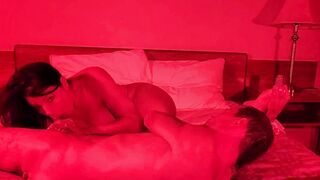 Jade and Damon, a Night at the hotel all inside Red