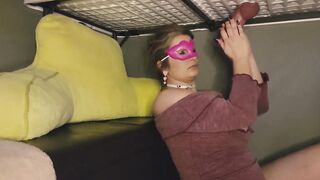 Thursday PENIS – She MILKS & BLOWS a Huge Penis Under Her GloryTable