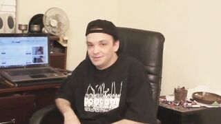 Black fucking a huge white penis into her vagina
