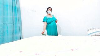Muslim women masturbates with cucumber