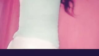 Beauty voluptuous old... rubbing on her vagina rough to orgasm