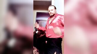 Sophia Satinata Inside satin Leopard Blouse Blows is dick