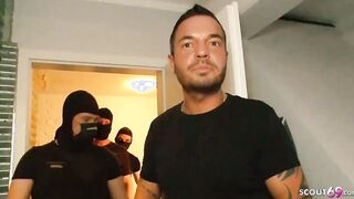 German Older Sperm Play Anal Gang Bang Party with three MILFs