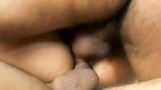 Hispanic hoe with natural titties enjoying voluptuous doublefucking