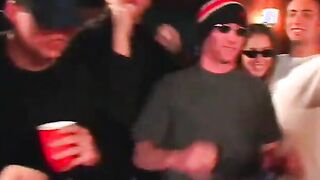 Nice fine butt babes into frat room got cum after incredible sexy fucked