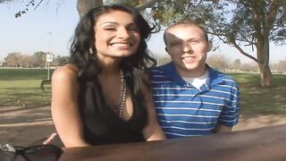 Dark Hair Persia Monir with huge hooters is a vulgar fiance