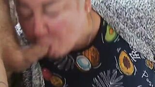 during the break, he jerks off my dick #2