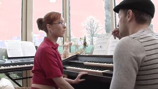 Homemade anal lessons for this red head 18 yo