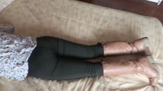 I enjoy my fiance's stepsister while she rests, mutual handjobs